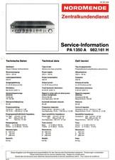 NORDMENDE Manuale di servizio