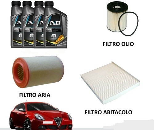 Kit tagliando filtri 4lt - 3,
