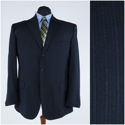 Blazer uomo blu scuro 52r - blazer,