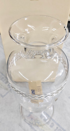 Vaso cristallo argento - vaso,