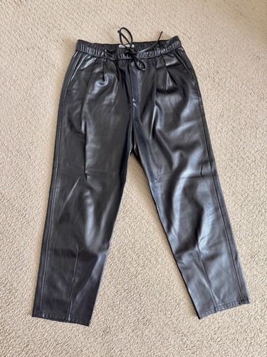 Pantalone donna ecopelle zara - pantalone,