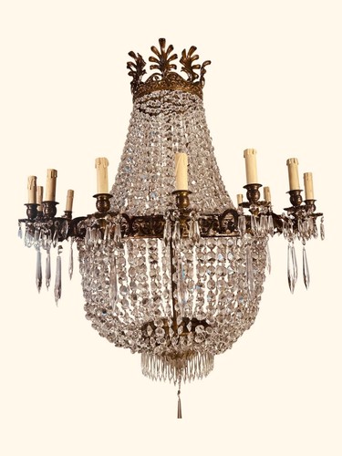 Antico lampadario mongolfiera - lampadario,