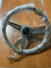 VOLANTE NARDI - mogano razze lucide anello in alluminio - Ø 330mm 5061.33.3000