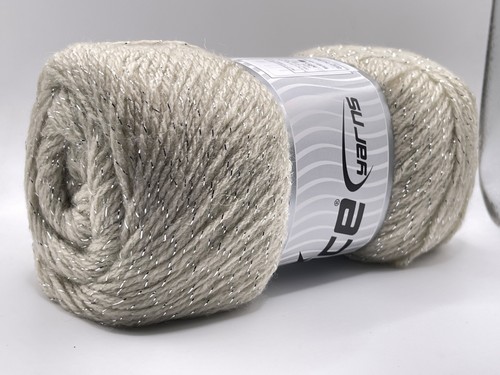 Beige merino glitz - lt,