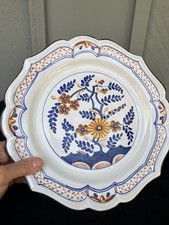 Piatto Ceramica Vintage Rose