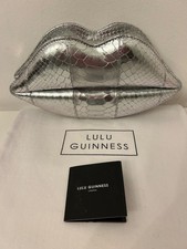 Pochette Lulu Guinness argento