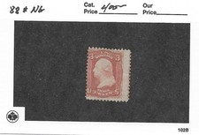 U.S. Classic, Sc # 88, MNG