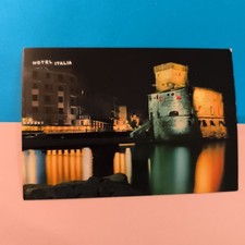 RAPALLO  - CASTELLO E HOTEL ITALIA - CARTOLINA A COLORI - COLLEZIONE
