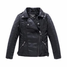 Giacca di pelle ragazzo casual