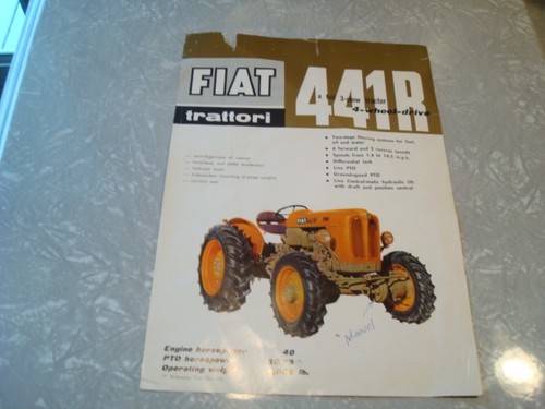 Fiat trattore 441r trattori - fiat,