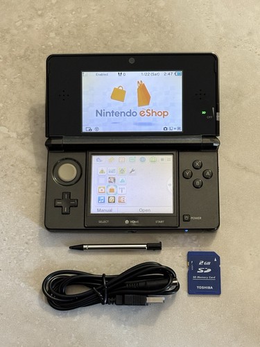Console nintendo 3ds black - console,