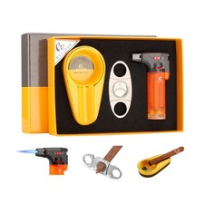 Galiner 1 Jet Torcia Accendisigari Tagliere Metallo Porta Ceramica Posacenere Confezione Regalo