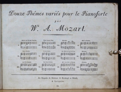 Mozart xii temi - xii, p.