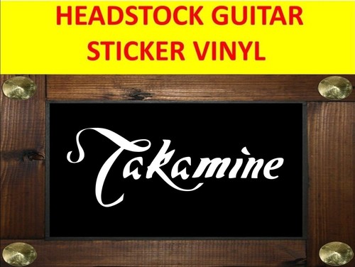 Takamine stickers white - takamine,
