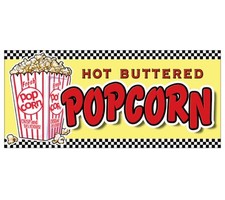 POPCORN Concession Decal menu