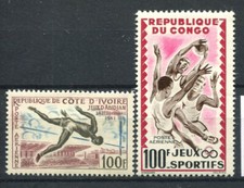 Sport 1961-1962 nuovo di zecca 100% Costa d'Avorio, Congo