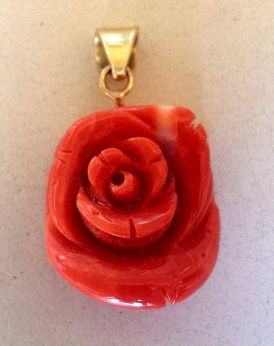 Corallo rosso ciondolo in - ciondolo,