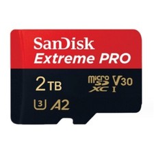 2TB Scheda Di Memoria Micro SD SanDisk Extreme Pro SDXC A2 U3 Class 10 100MB/s