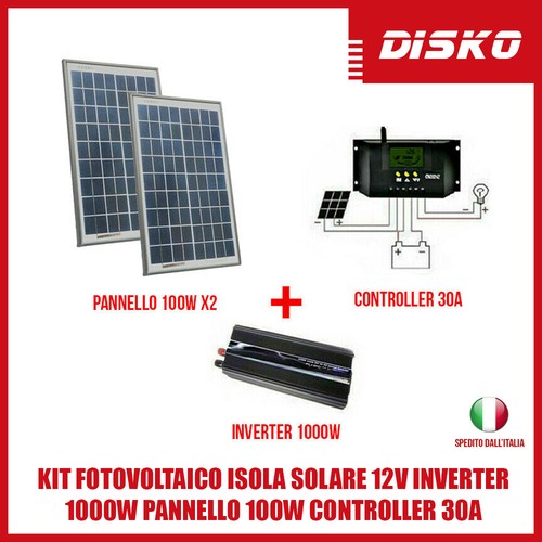 Kit fotovoltaico isola - kit,