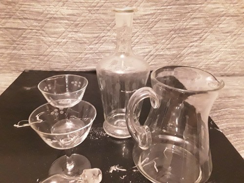 Antico servizio acqua vino - servizio , acqua/