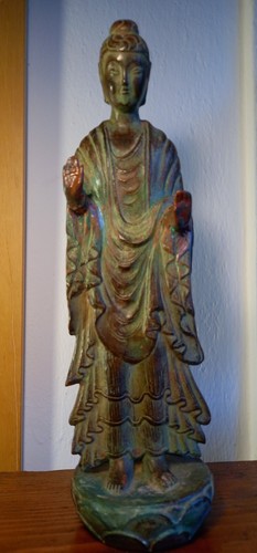 Terracotta patinata figura - terracotta,