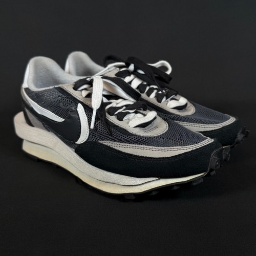 Sacai nike waffle black - x,