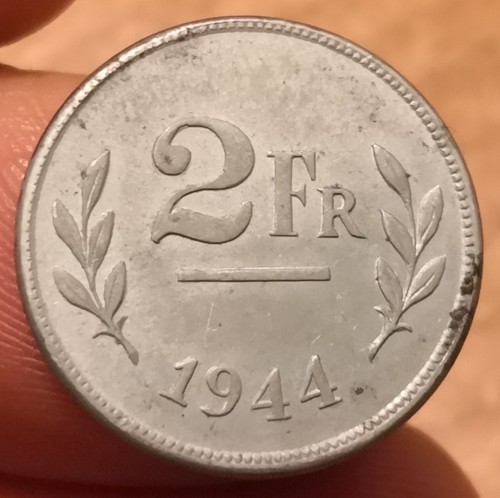 Moneta francs 1944 belgio - moneta, 1944,