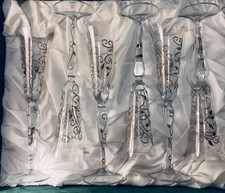Set 6 flauti champagne vintage