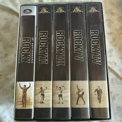 Vhs cofanetto rocky - cofanetto, collezione