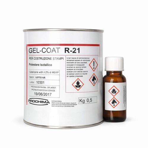 Gel coat rosso per stampi - per,