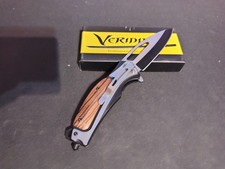 Veridium Coltello pieghevole Professionale in acciaio Inox Giapponese VG10