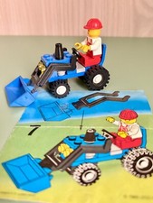 LEGO Legoland 6504 Vintage anno 1988 Trattore Escavatore