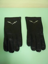 Paio di guanti in pelle firmato Cesare Paciotti taglia M