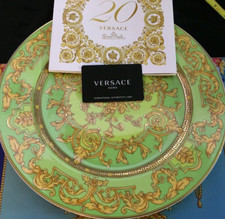 Versace Green Floralia Charger