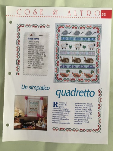 Schema punto croce - , un