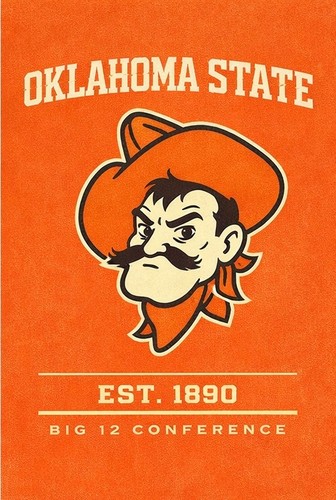 Poster oklahoma state pistol - poster,