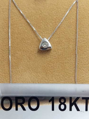 Collana oro bianco 750 - 750, 18