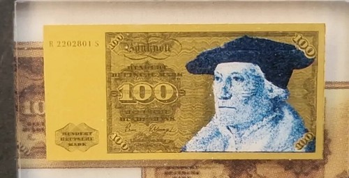 Banconota 100 marchi oro 999 - marchi,
