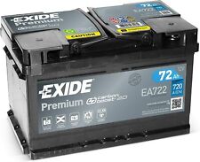 BATTERIA AUTO EXIDE PREMIUM CARBON BOOST 72AH 720A 12V BASSA = 72AH VARTA 