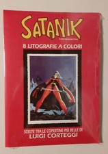 SATANIK L. CORTEGGI - PORTFOLIO 8 LITOGRAFIE A COLORI + POSTER - MERCURY N. 0378