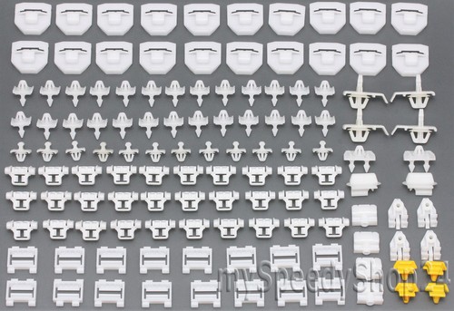 124 pezzi clip - pezzi, staffa