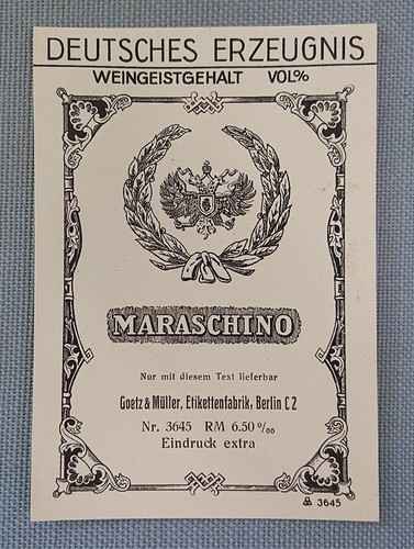 Vecchia etichetta liquore - vecchia,