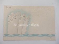 NAVE Ship LLOYD TRIESTINO Australia Asia America 1951 Buon Natale biglietto