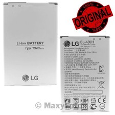 LG BATTERIA RICAMBIO PILA ORIGINALE LITIO 1940 MAH BL-49JH PER LG K4 LTE K3 LTE