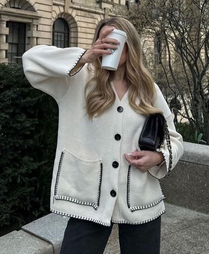 Cardigan zara maglia con - maglia,