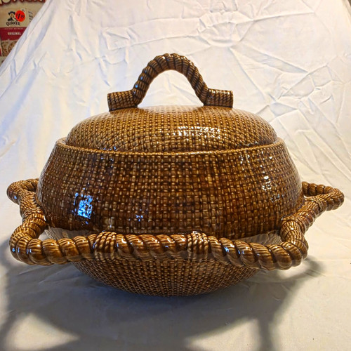 Zuppiera ceramica vintage 1982