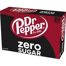 Dr Pepper Zero Sugar Soda Pop