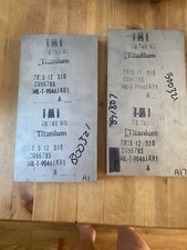 Foglio piastra di titanio