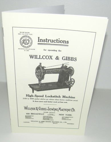 Macchina cucire willcox and - macchina,
