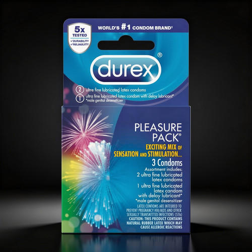 Durex pleasure pack - (3, pack)